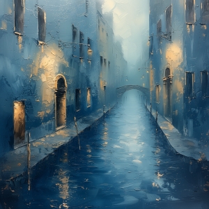 Cr&eacute;puscule &agrave; Venise