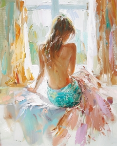 Woman Sitting by the Window