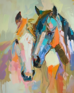 Lien Color&eacute; &ndash; Deux Chevaux Ensemble