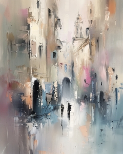 Narrow Street with Figures