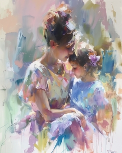 Abbraccio tra Madre e Figlia