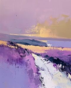 Colline di Lavanda al Tramonto