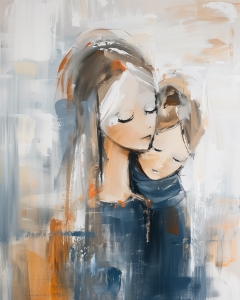 Abbraccio tra Madre e Figlio