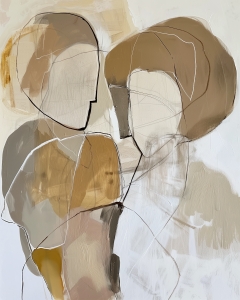 Deux visages abstraits