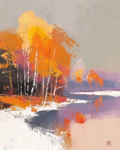 Alberi d&rsquo;Autunno sul Lago