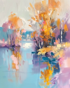 Autumn Colors by the River