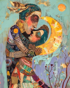 Abrazo Bajo la Luna