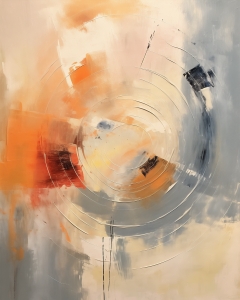 Circular Motion in Warm and Cool Tones