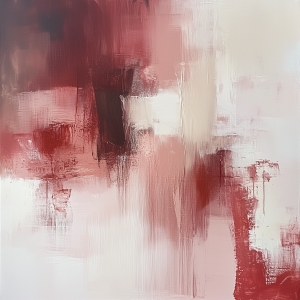 Abstrakte Textur in Rot und Creme