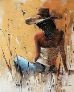 Mujer con Sombrero