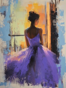 Ballerina at Sunset