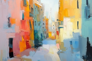 Colorful Alleyway