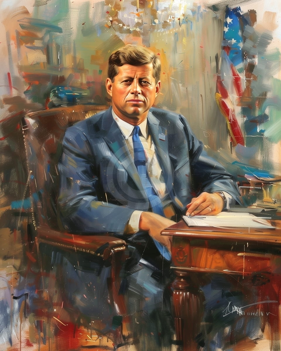 Portrait de John F. Kennedy