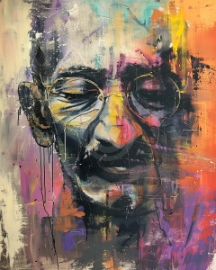 Portrait de Mahatma Gandhi