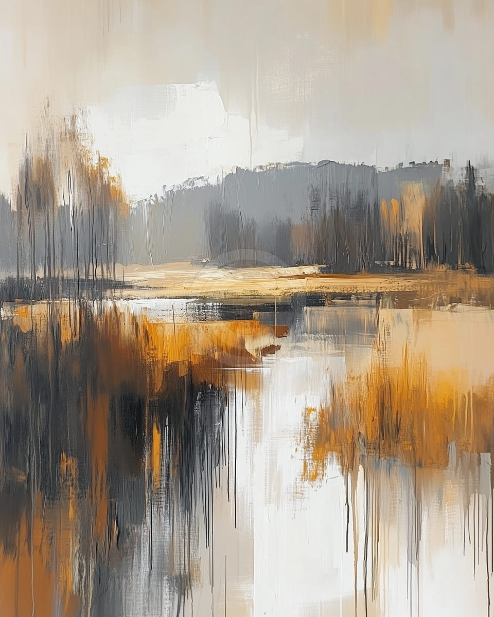 Reflejos de Otoño en un Lago