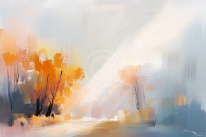 Licht im herbstlichen Nebel