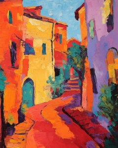 Eine Sonnenverw&ouml;hnte Mediterrane Gasse