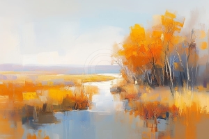 Herbstliche Flussreflexionen