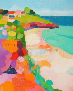 Seaside Village on the Cliff