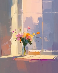 Fiori nella Luce del Mattino