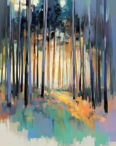Sentiero nel Bosco alla Luce del Mattino