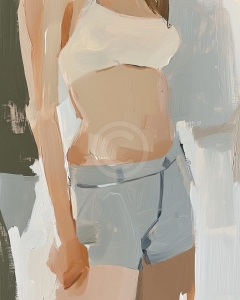 Eine minimalistische Figurenstudie