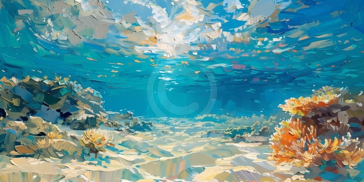 Scena Sottomarina con Coralli