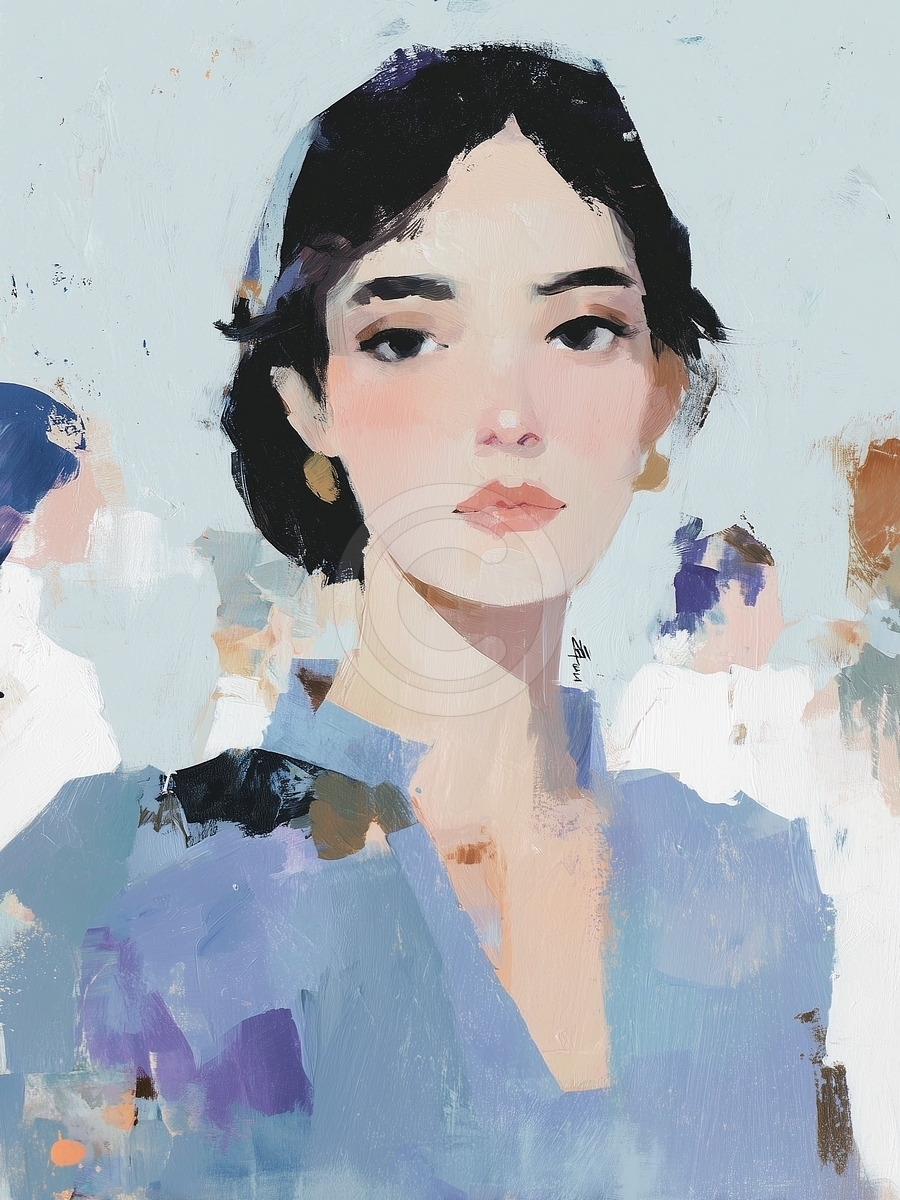 Ritratto donna delicato