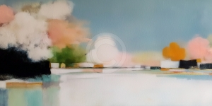 Paysage abstrait doux