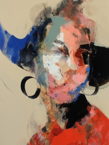 Retrato Abstracto de Mujer