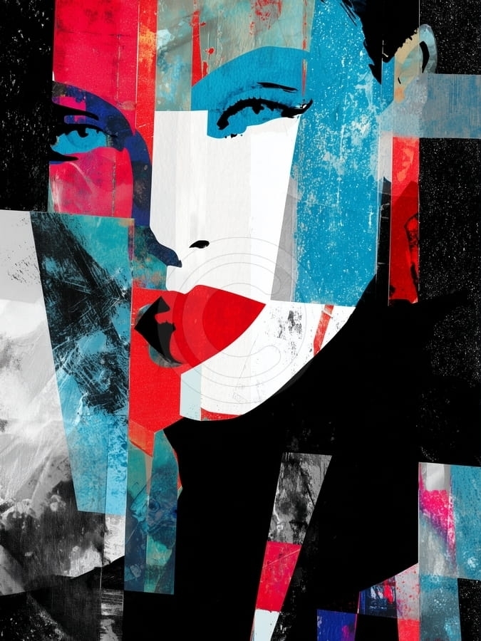 Pop-Art Frauenporträt