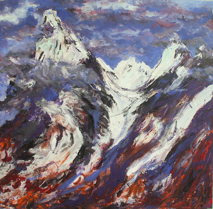 Swiss Alps 02 Painting