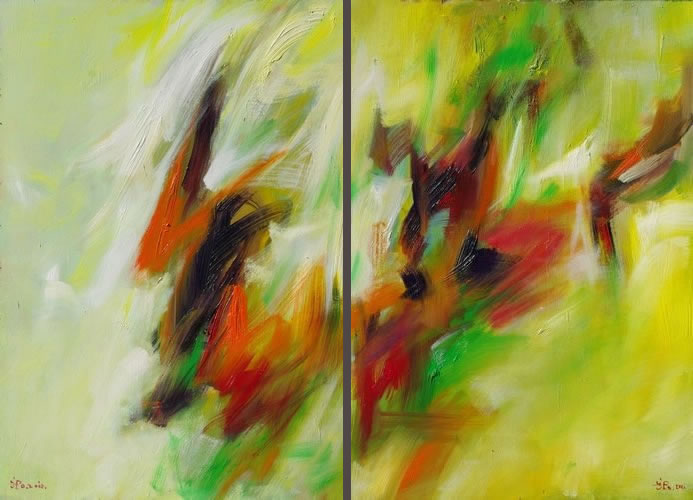 Diptych Painting