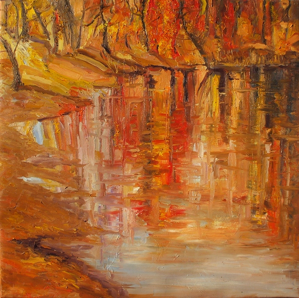Reflection Autumn Painting