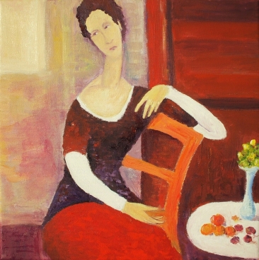 Still Life with Seated Woman