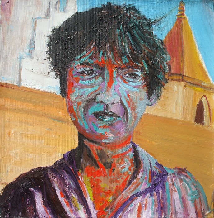 Holi: A Portrait Painting