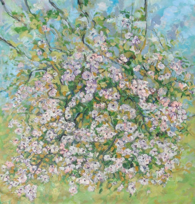 Blossoming Fruit Tree Painting