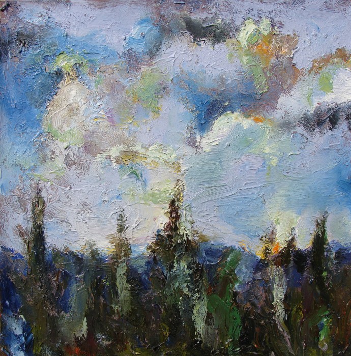 The Sky & The Land-2 Painting