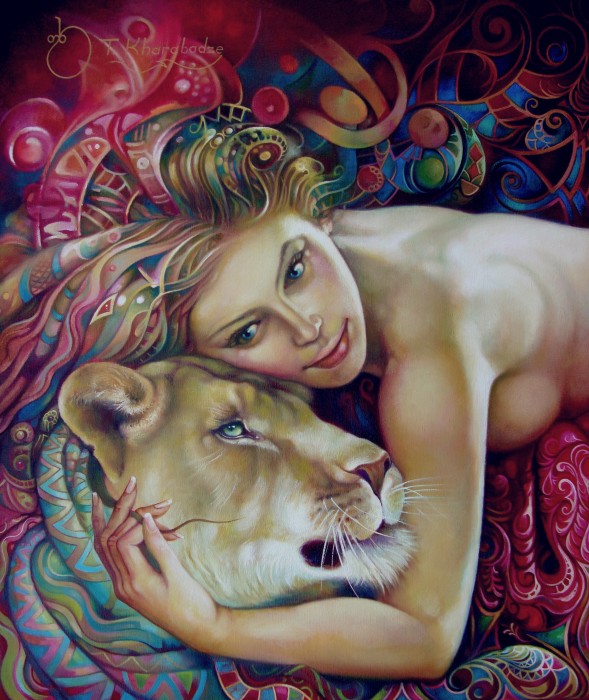 The Strength And Tenderness Painting