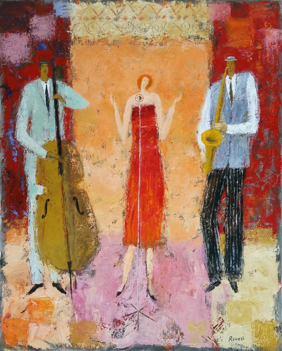 Jazz Trio Painting
