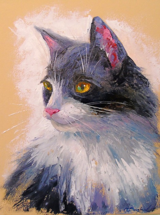 A Lovely Cat Painting