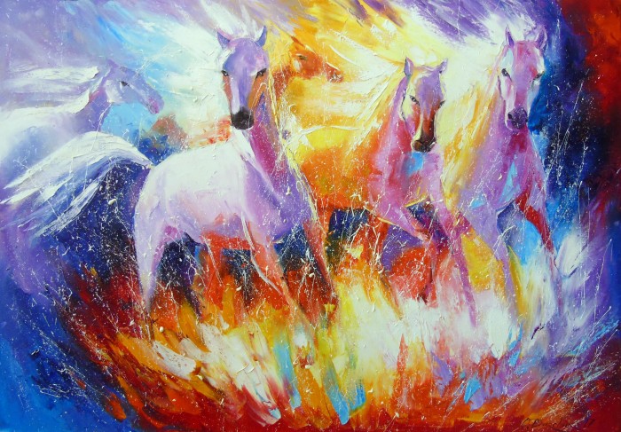 Fire Horse Painting