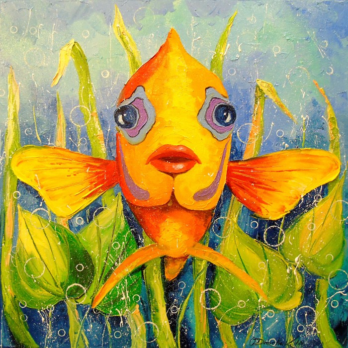 Angel Fish Painting