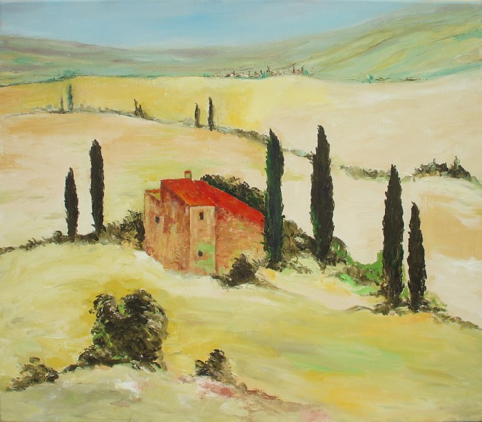 Tuscan Landscape Painting