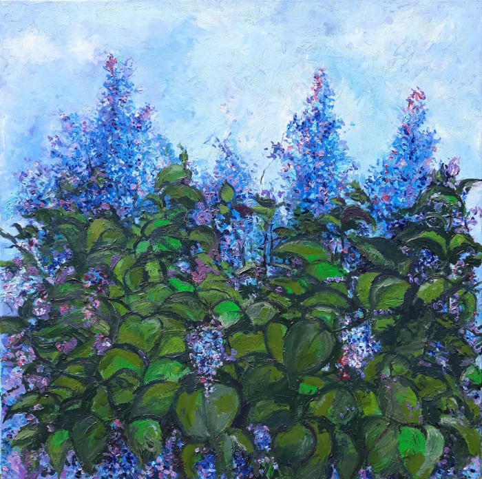 Lilacs Painting