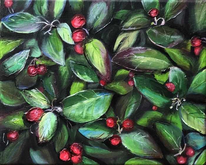 Red Berries Painting