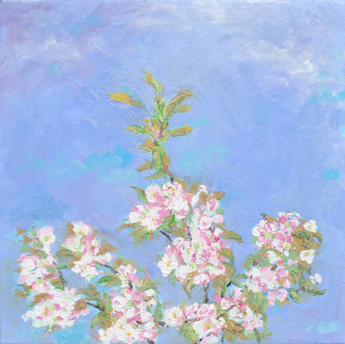 Apple Blossoms-3 Painting