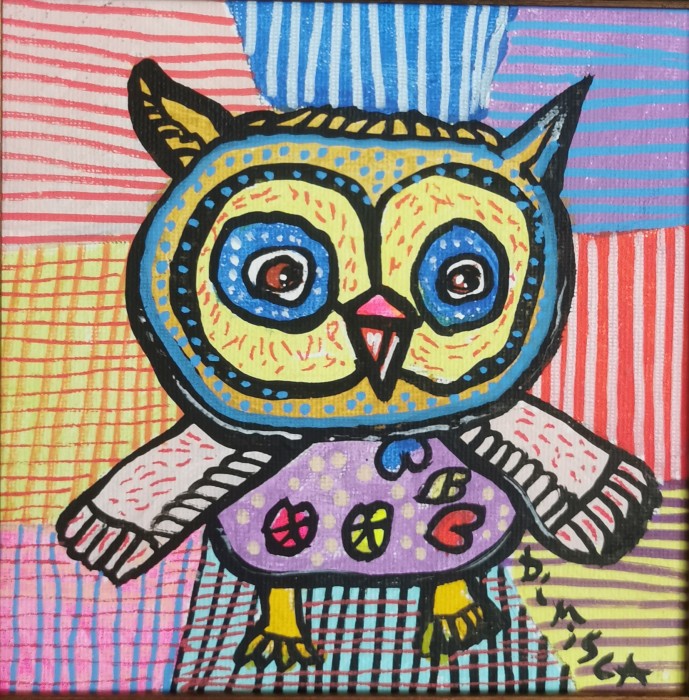 Owl 1 Painting