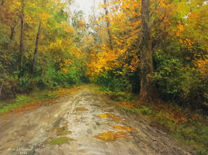 Fall  In The Forest Painting