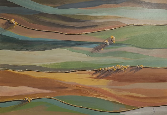 Spanish Fields 1 Painting